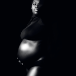 photographe grossesse noir et blanc à Corbeil-Essonne