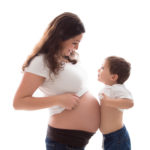 Mère et fils pour un shooting photo dans le 77 en studio