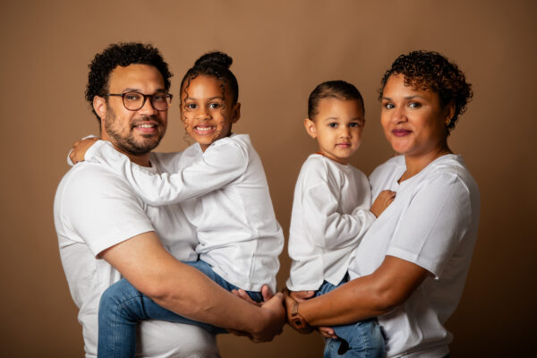papa maman et leurs enfants à Combs-la-Ville