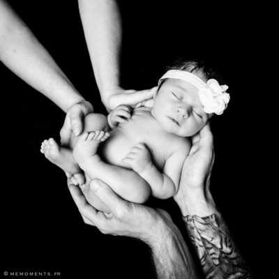photographie de bébé naissance à Moissy-Cramayel (77)