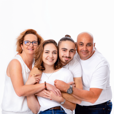 séance famille en studio photo à Viry-Châtillon