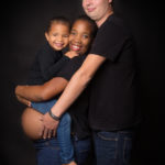 Photo de grossesse avec leur fille en Essonne (91)