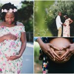 Photo de grossesse en extérieur à Yerres (91)