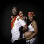 séance photo grossesse avec papa et maman à Evry (91)