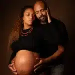 portrait grossesse en couple à Corbeil-Essonnes